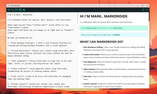Markdroids